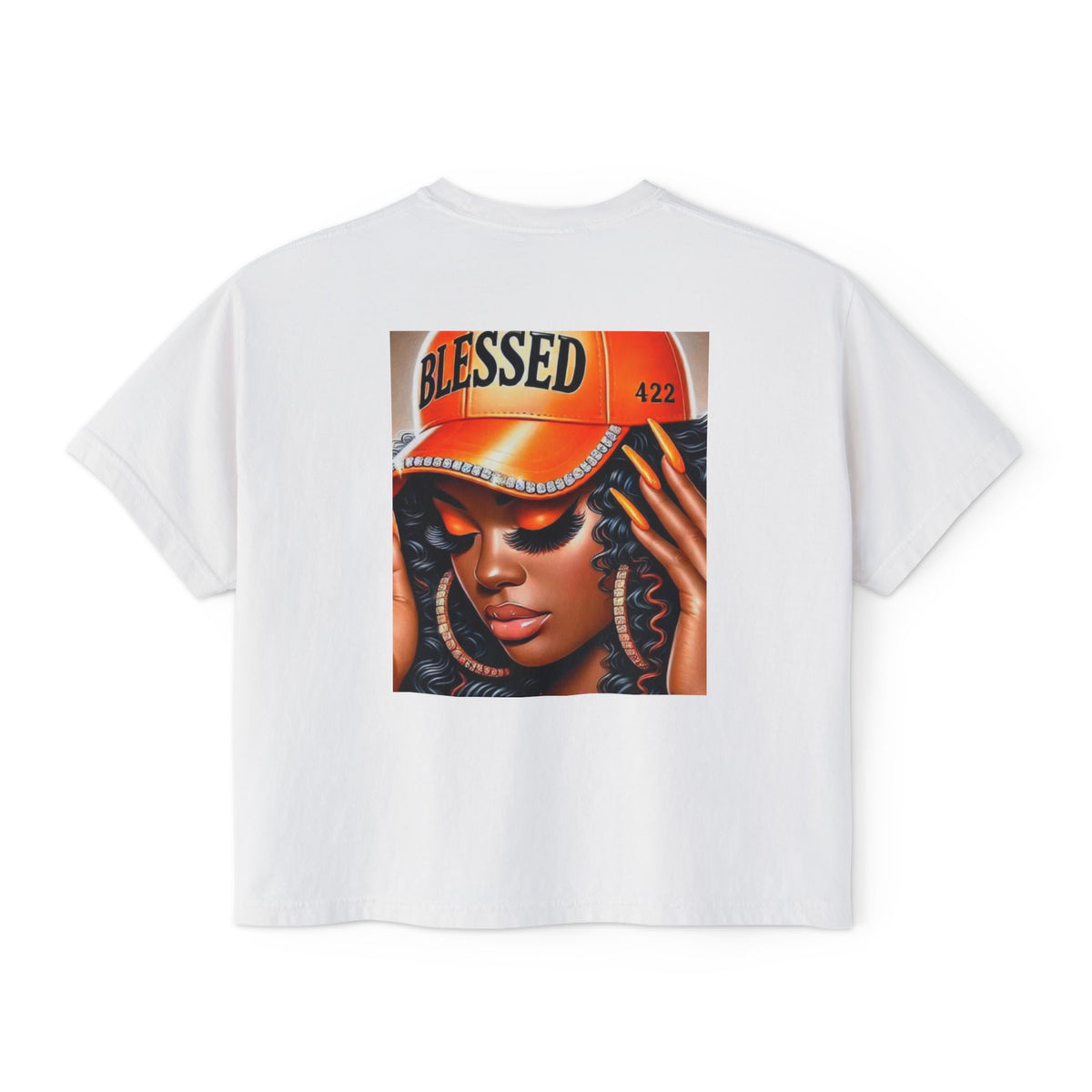 Blessed 422 Boxy Tee – Women’s Graphic Crop Shirt