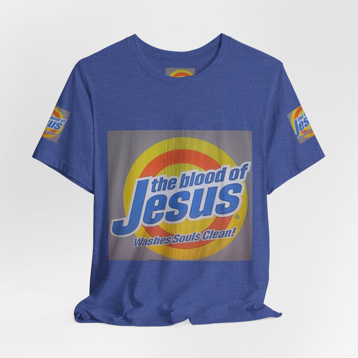 Christian T-Shirt - "The Blood of Jesus Washes Souls Clean" Graphic Tee
