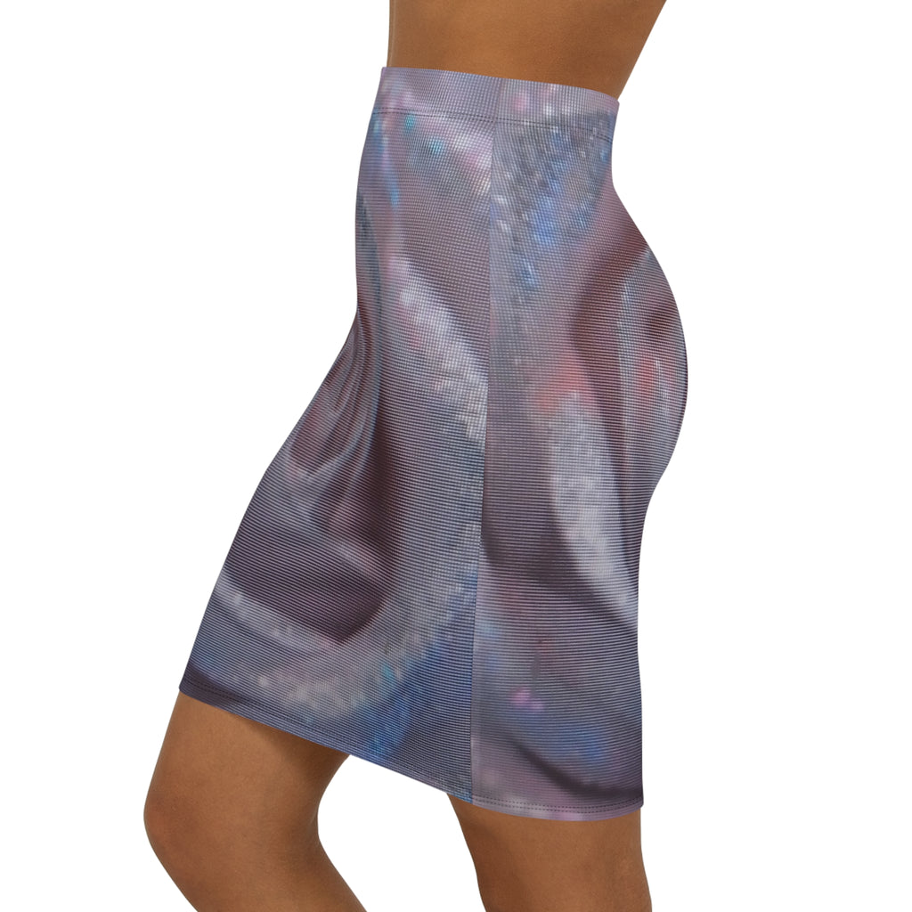 Women's Mid-Waist Pencil Skirt (AOP)
