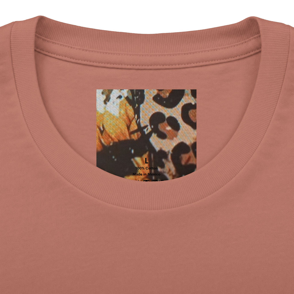 Christian Leopard Mug Graphic Tee — "Jesus Fills My Cup" Sunflower T-Shirt