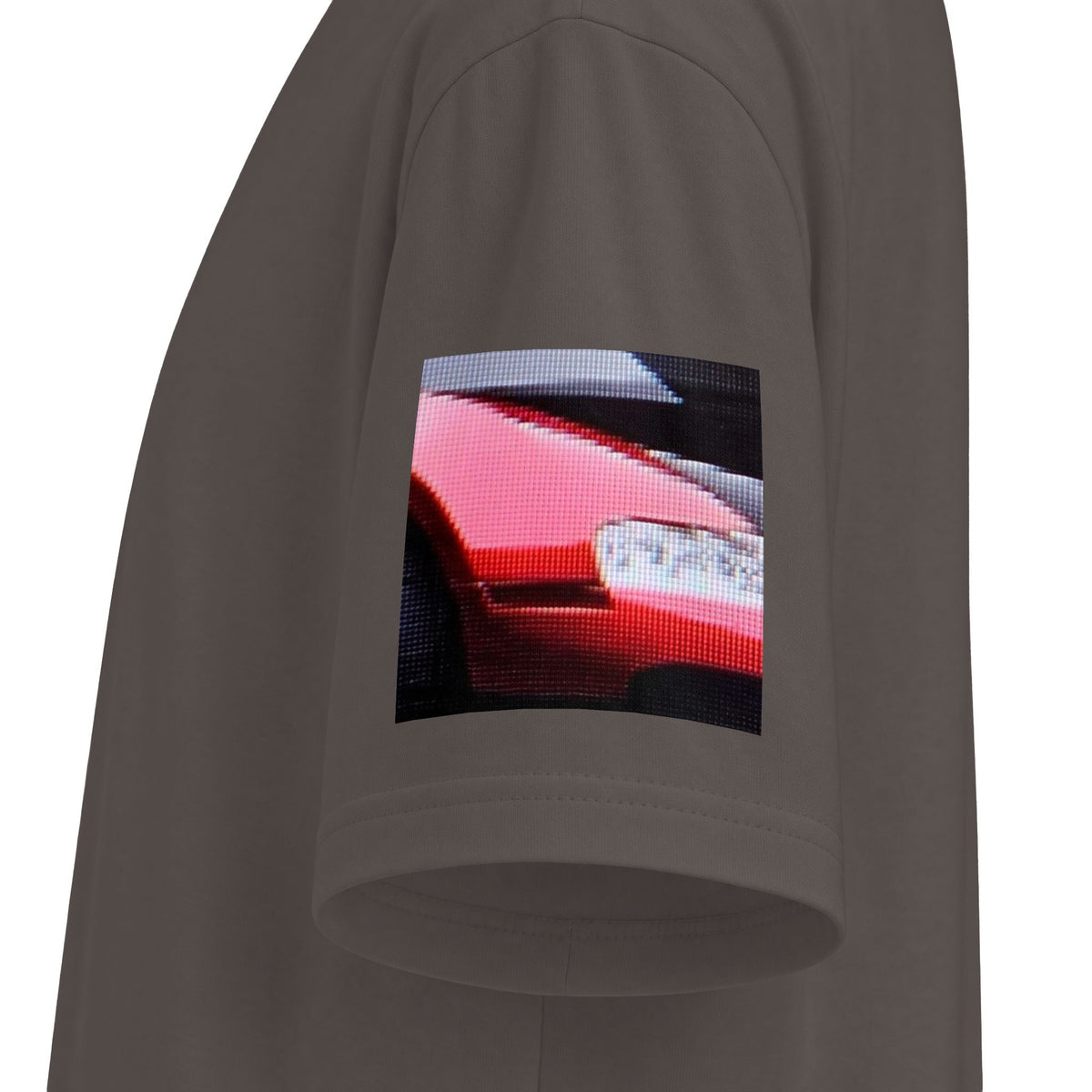Sports Car Drift Tee — Red Smoke Road Graphic T-Shirt
