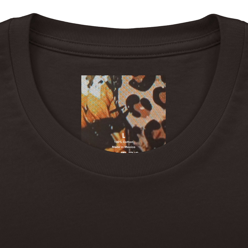 Christian Leopard Mug Graphic Tee — "Jesus Fills My Cup" Sunflower T-Shirt