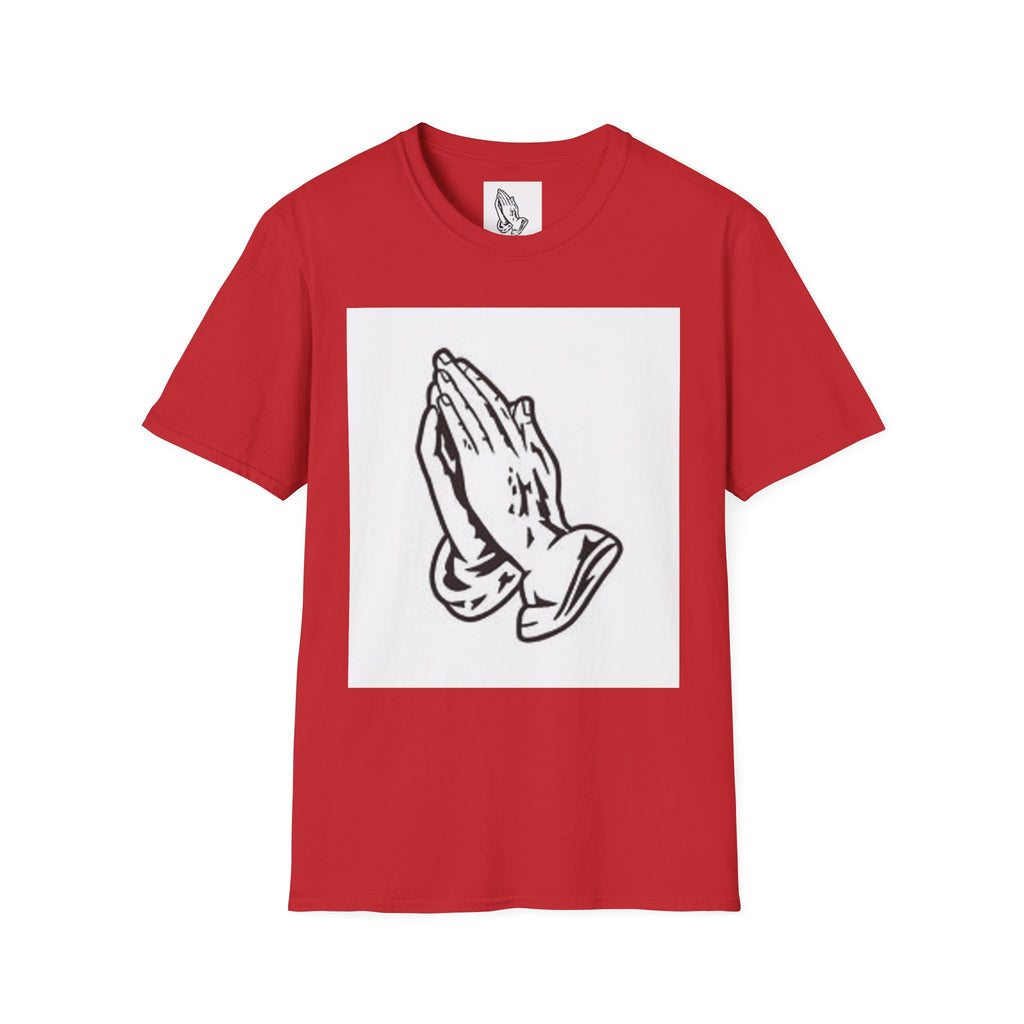 Praying Hands T-Shirt — Vintage Prayer Graphic Tee for Faith & Spiritual Style