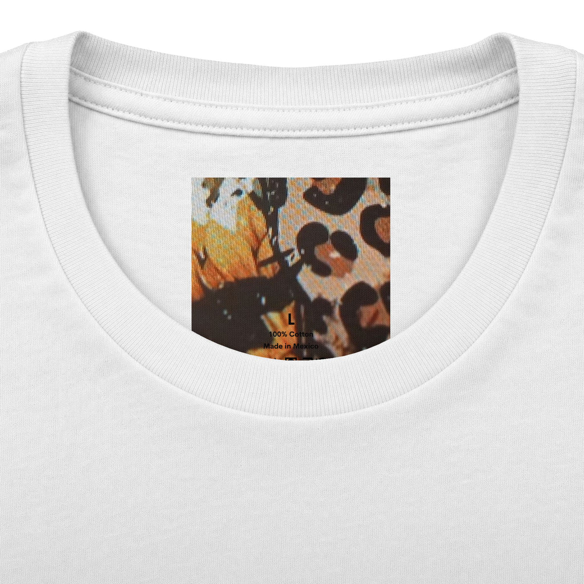 Christian Leopard Mug Graphic Tee — "Jesus Fills My Cup" Sunflower T-Shirt
