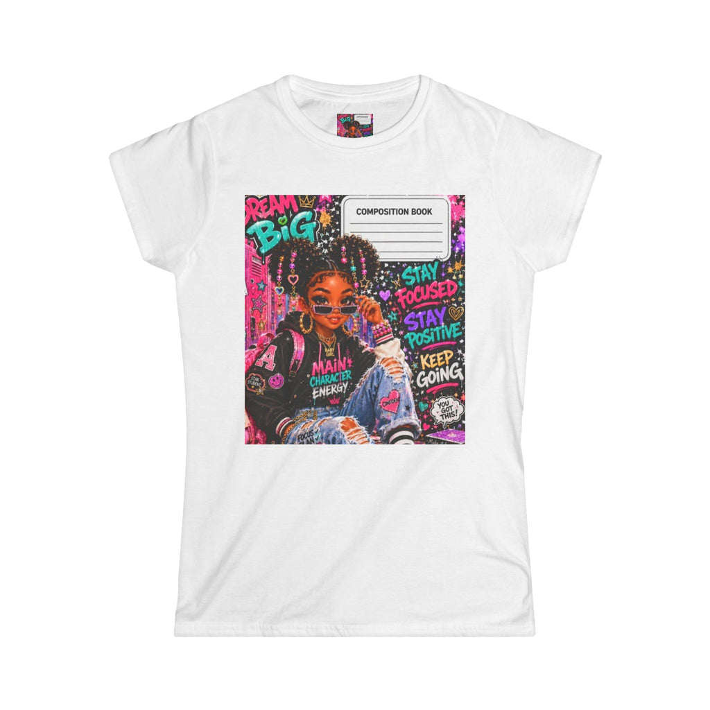 Women's Tee - Blank White Softstyle T‑Shirt (Everyday Casual Staple)