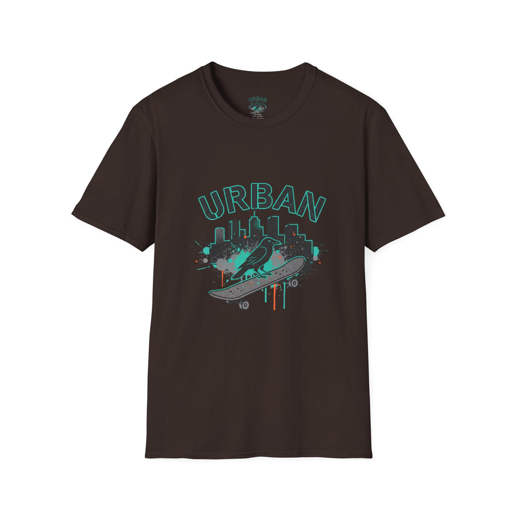 Urban Skateboard T-Shirt — City Skyline Skate Crew Tee