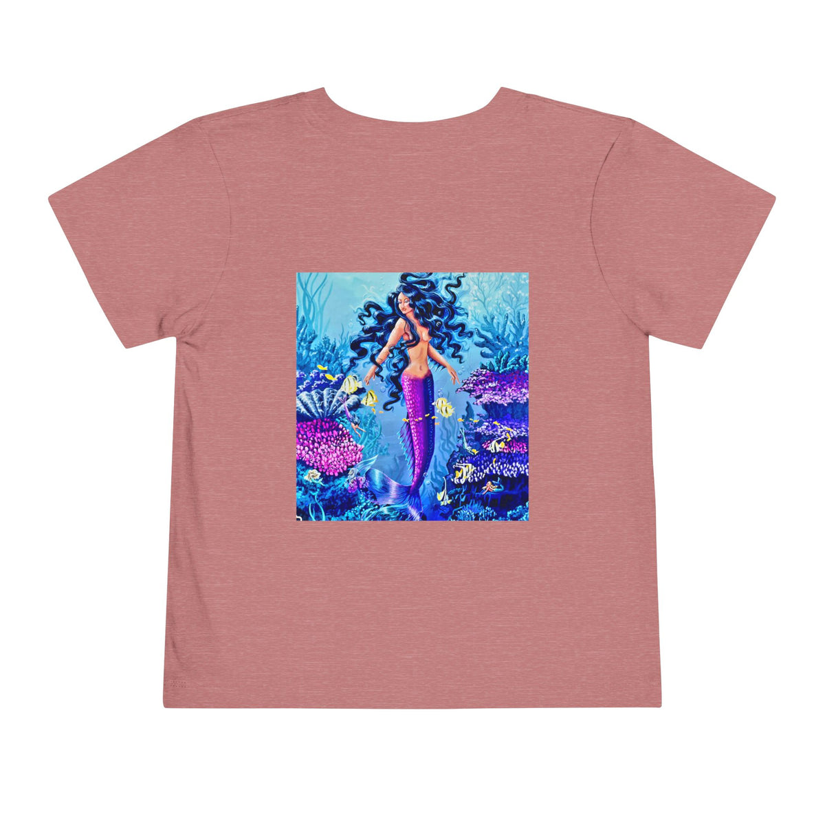Mermaid Toddler Tee — Colorful Underwater Ocean Playtop