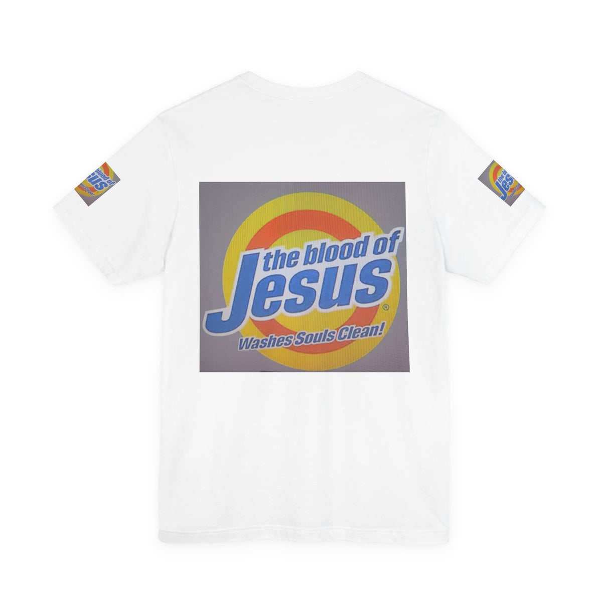 Christian T-Shirt - "The Blood of Jesus Washes Souls Clean" Graphic Tee
