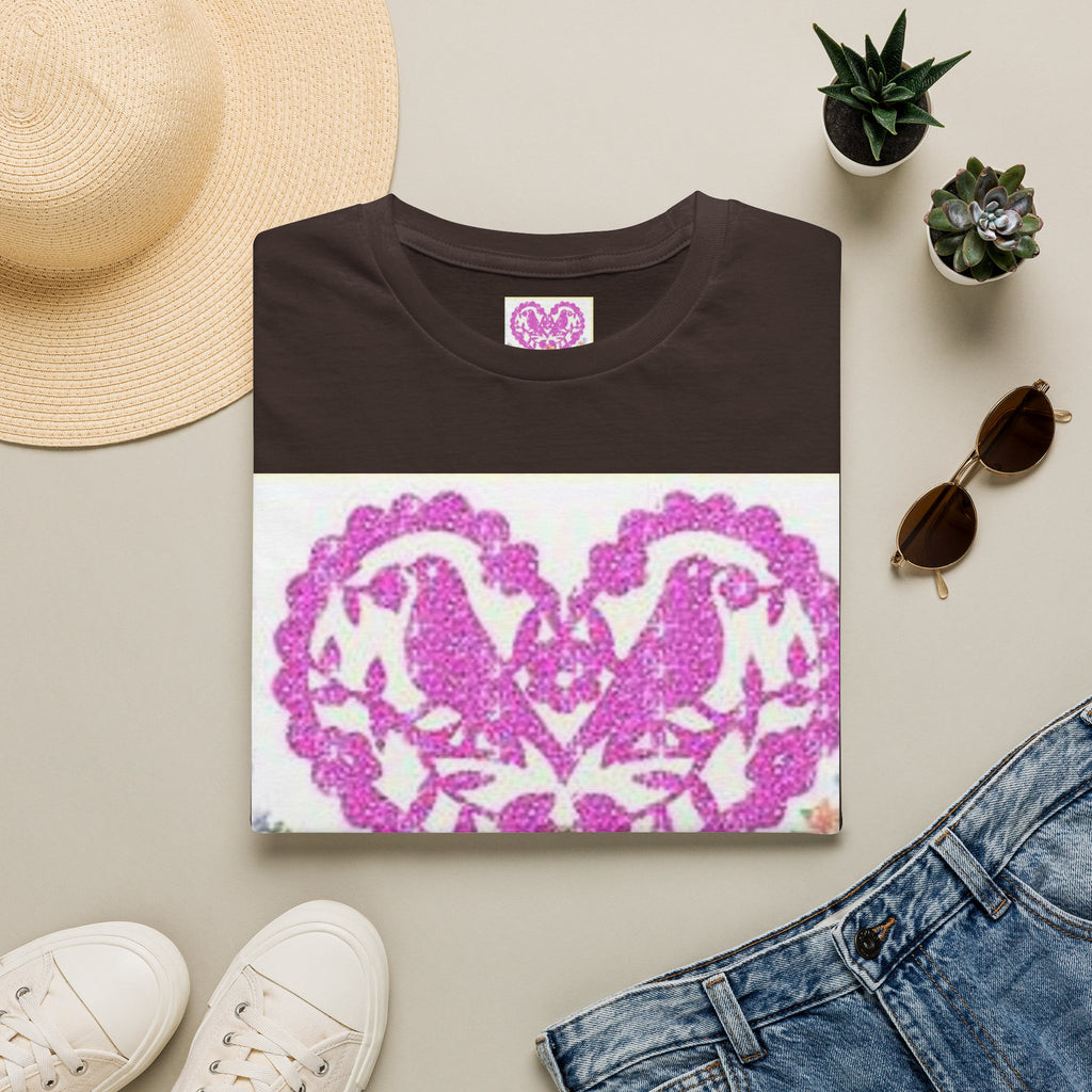Wedding Congratulations T-Shirt — Pink Glitter Heart Design