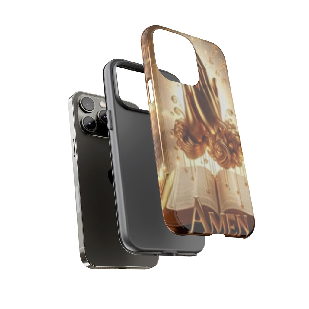 Prayer Hands 'Amen' Phone Case - Religious Christian iPhone Case