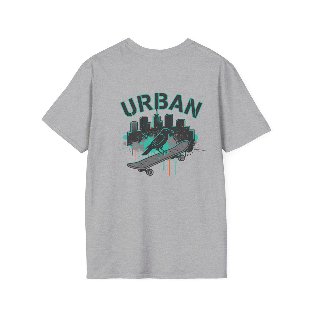Urban Skateboard T-Shirt — City Skyline Skate Crew Tee