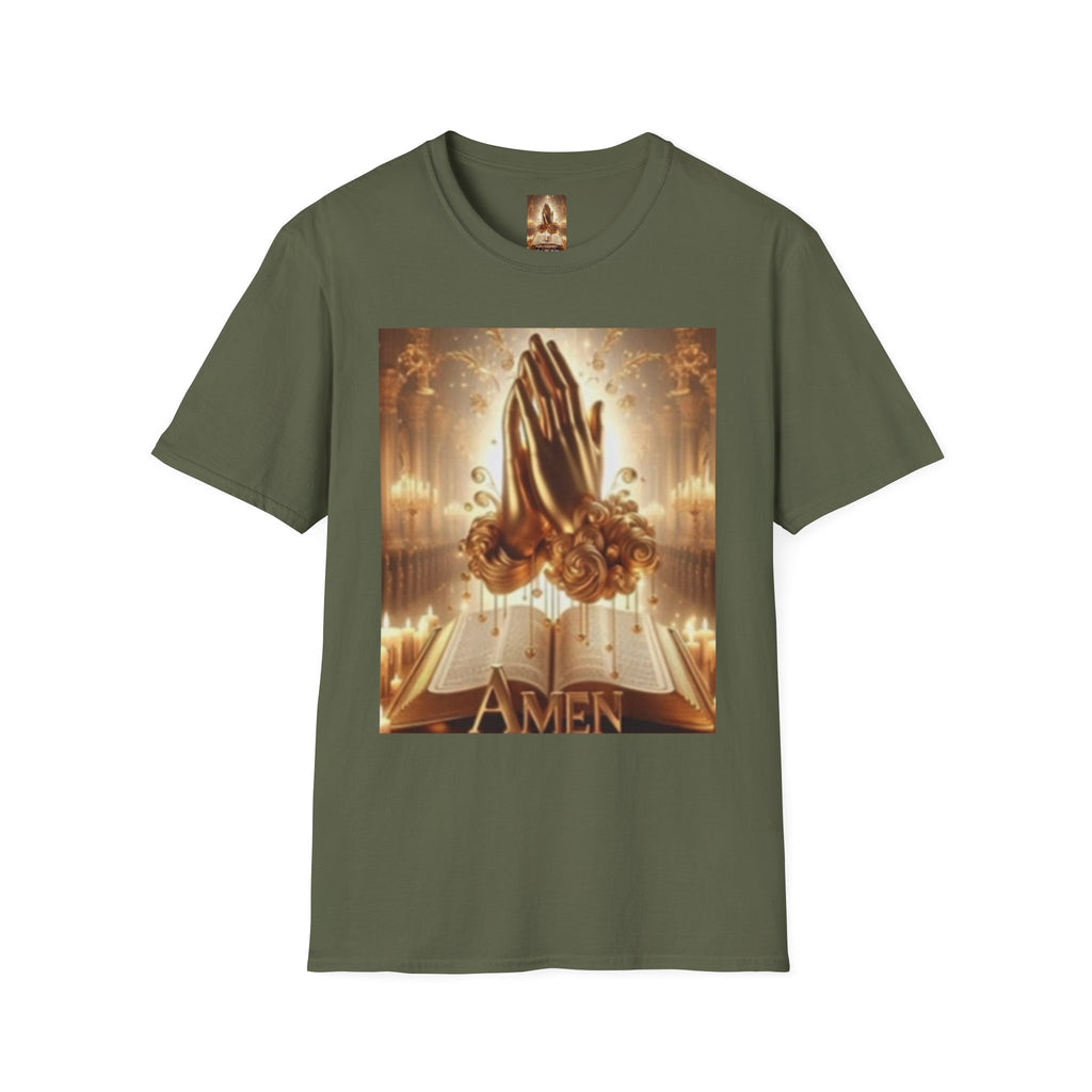 Prayer Hands T‑Shirt – "Amen" Spiritual Faith Tee