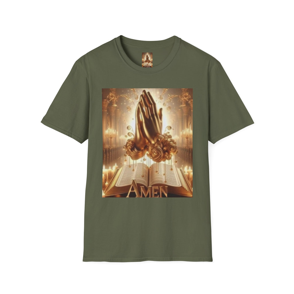 Prayer Hands T‑Shirt – "Amen" Spiritual Faith Tee