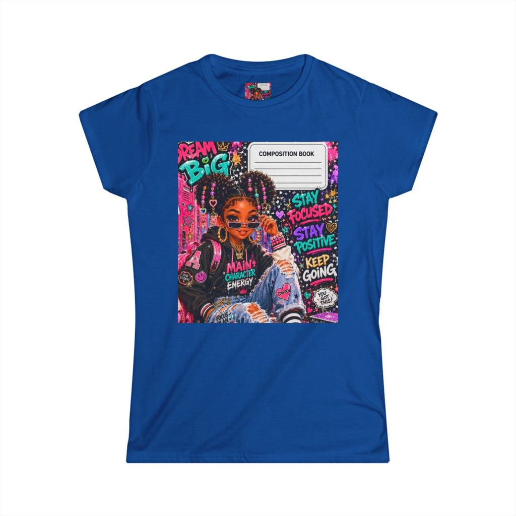 Women's Tee - Blank White Softstyle T‑Shirt (Everyday Casual Staple)