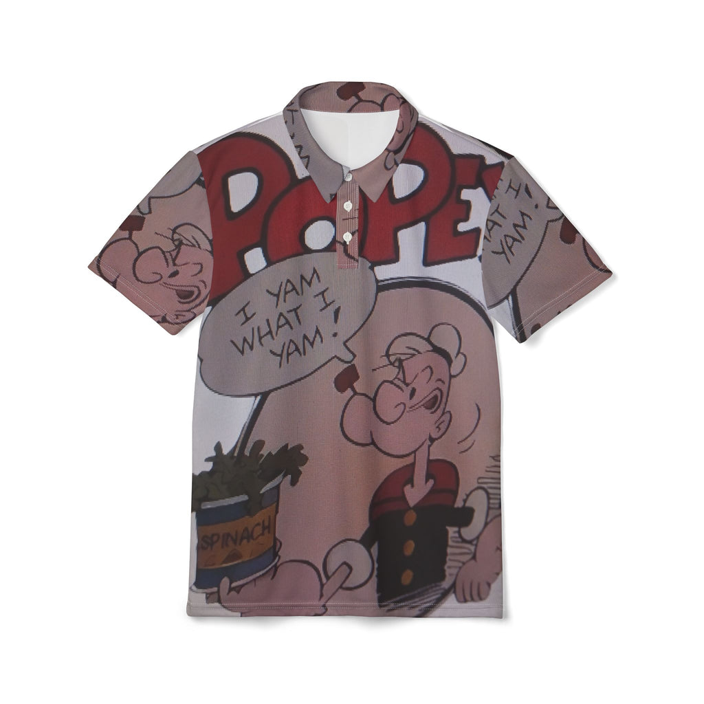 Popeye "I Yam What I Yam" All-Over-Print Polo