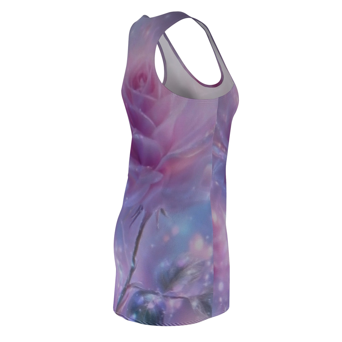 Racerback Dress — Dreamy Lavender Rose All-Over Print