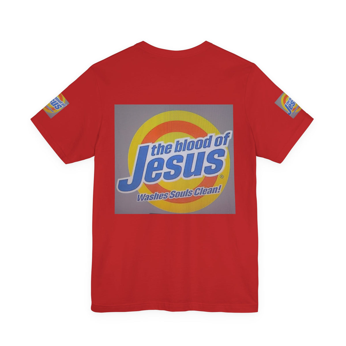 Christian T-Shirt - "The Blood of Jesus Washes Souls Clean" Graphic Tee