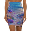 Women's Mid-Waist Pencil Skirt (AOP)