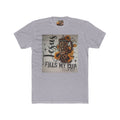 Christian Leopard Mug Graphic Tee — "Jesus Fills My Cup" Sunflower T-Shirt