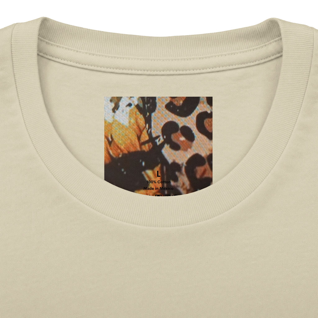 Christian Leopard Mug Graphic Tee — "Jesus Fills My Cup" Sunflower T-Shirt