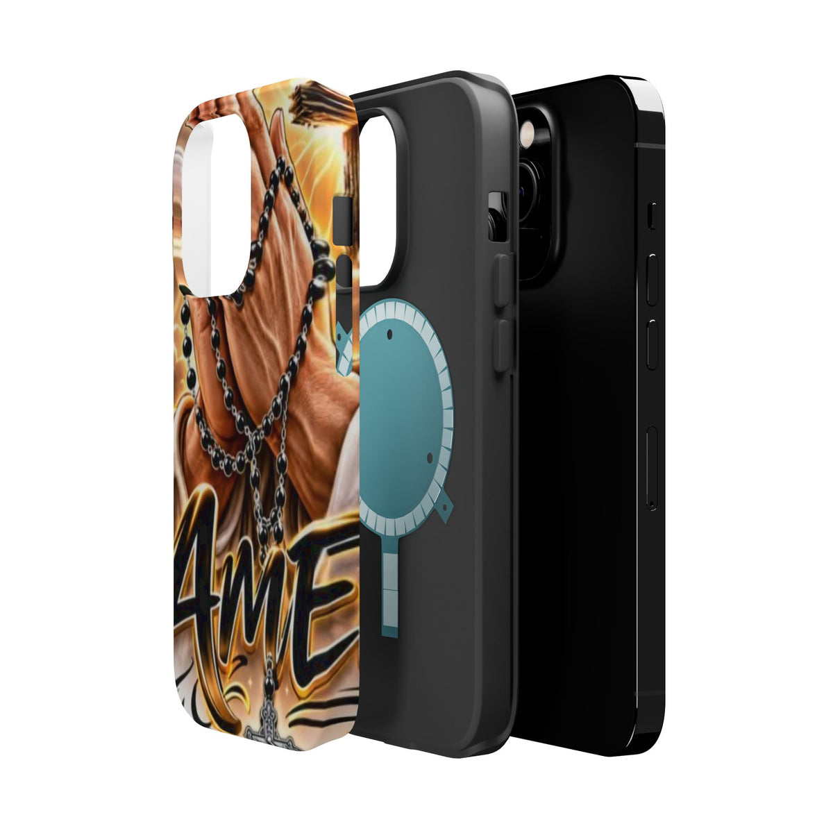 Praying Hands Rosary Magnetic Impact Phone Case