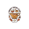 Gravy Social Club Sticker, Thanksgiving, Harvest Turkey Pie Autumn