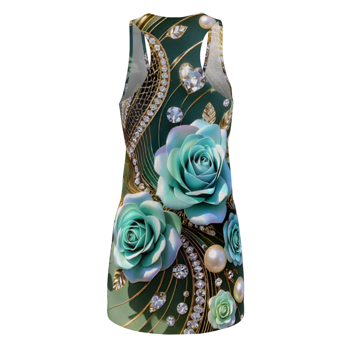Women's Cut & Sew Racerback Dress (AOP)