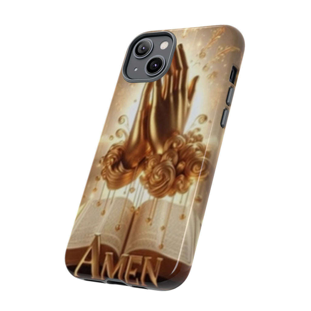 Prayer Hands 'Amen' Phone Case - Religious Christian iPhone Case