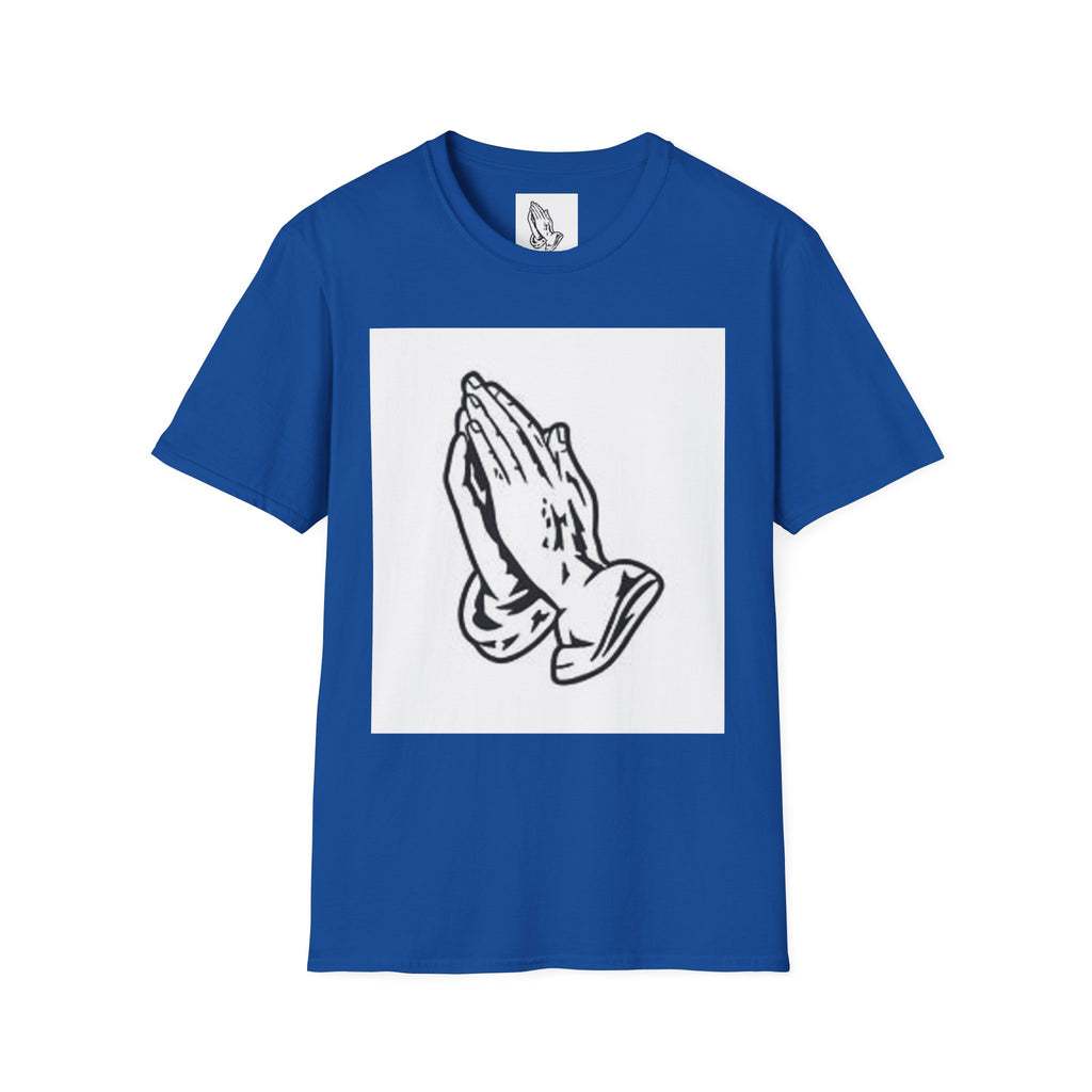 Praying Hands T-Shirt — Vintage Prayer Graphic Tee for Faith & Spiritual Style