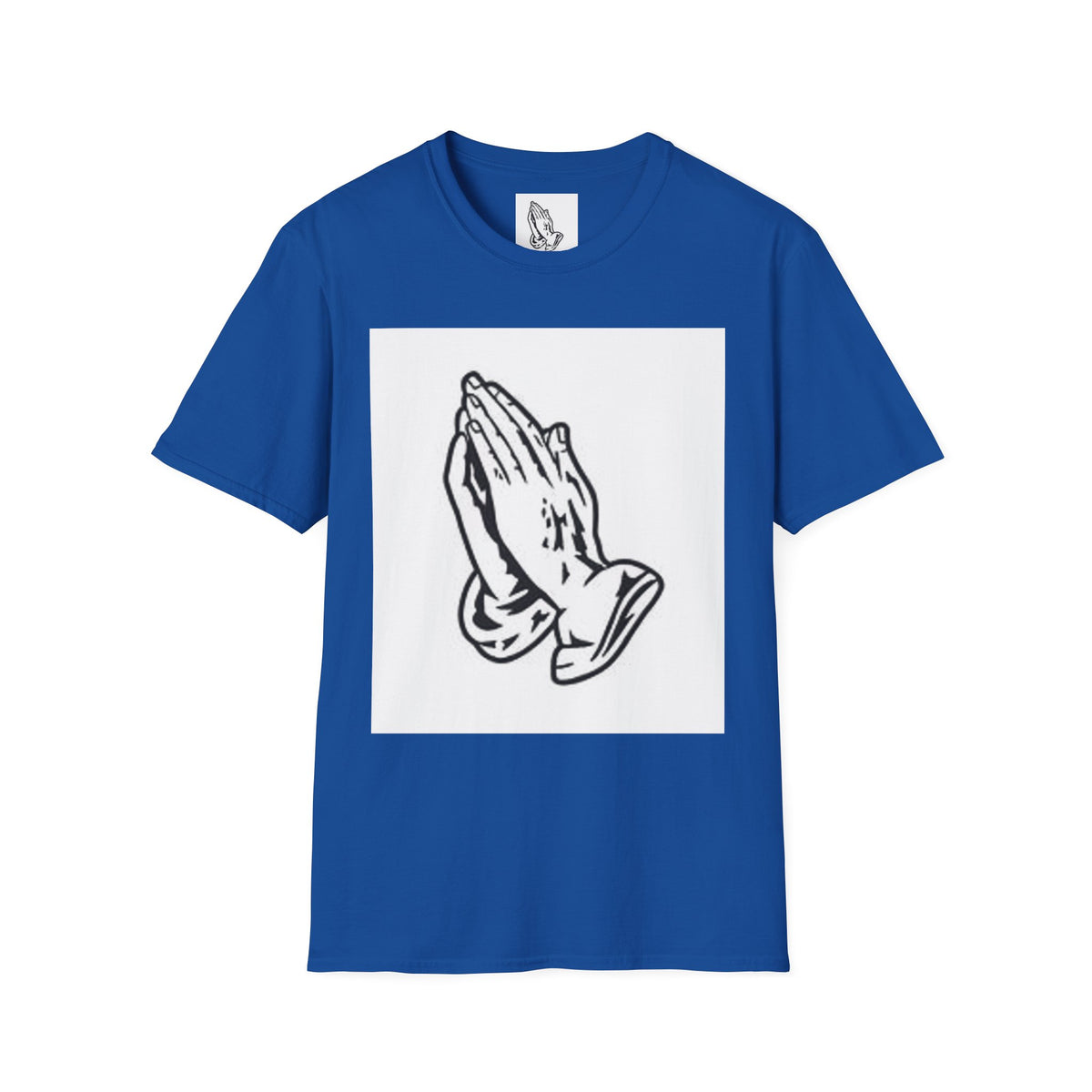 Praying Hands T-Shirt — Vintage Prayer Graphic Tee for Faith & Spiritual Style