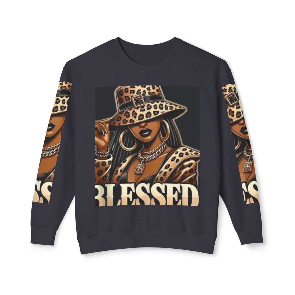 Blessed Leopard Femme Crewneck Sweatshirt