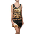 Jesus Is the Best Friend Racerback Dress — Christian Faith AOP Dress