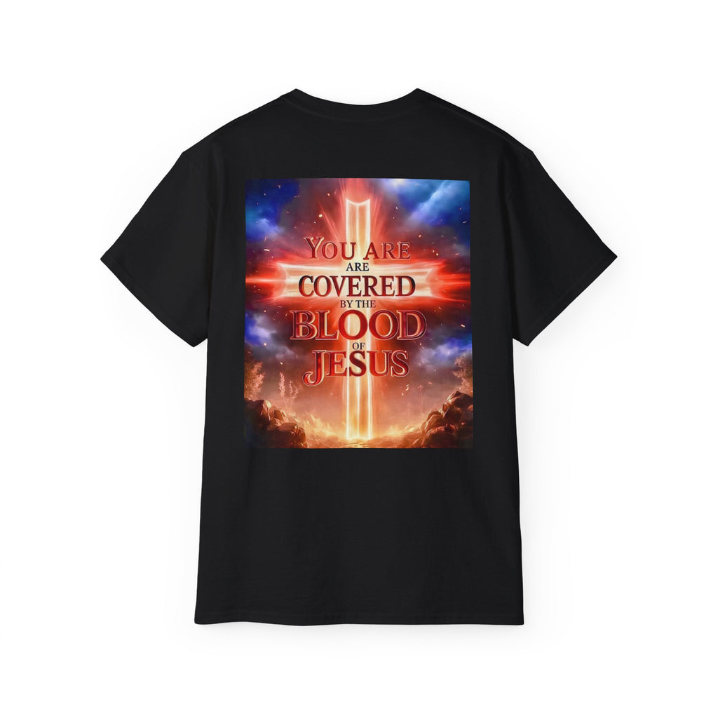 Christian T-Shirt — "You Are Covered by the Blood of Jesus" Gospel Tee