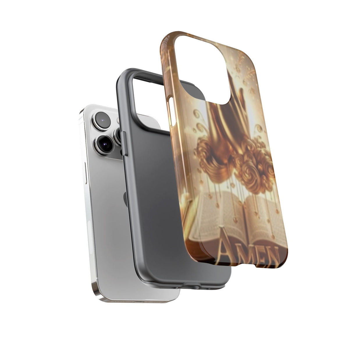 Prayer Hands 'Amen' Phone Case - Religious Christian iPhone Case