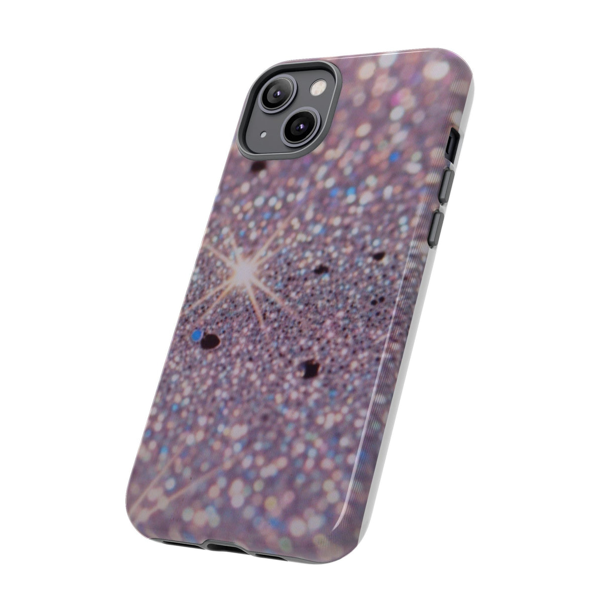 Sparkling Pink Glitter Tough Phone Case