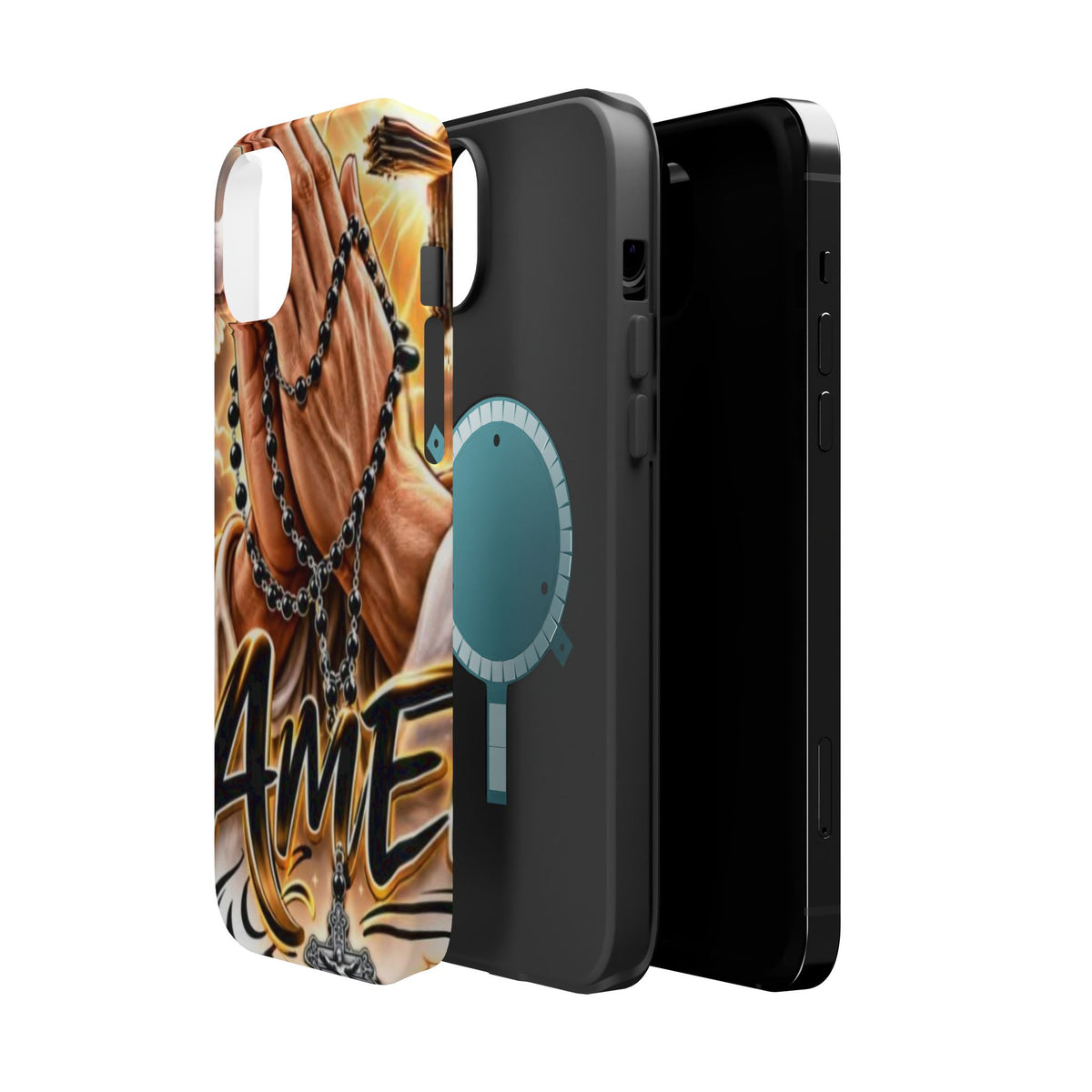 Praying Hands Rosary Magnetic Impact Phone Case