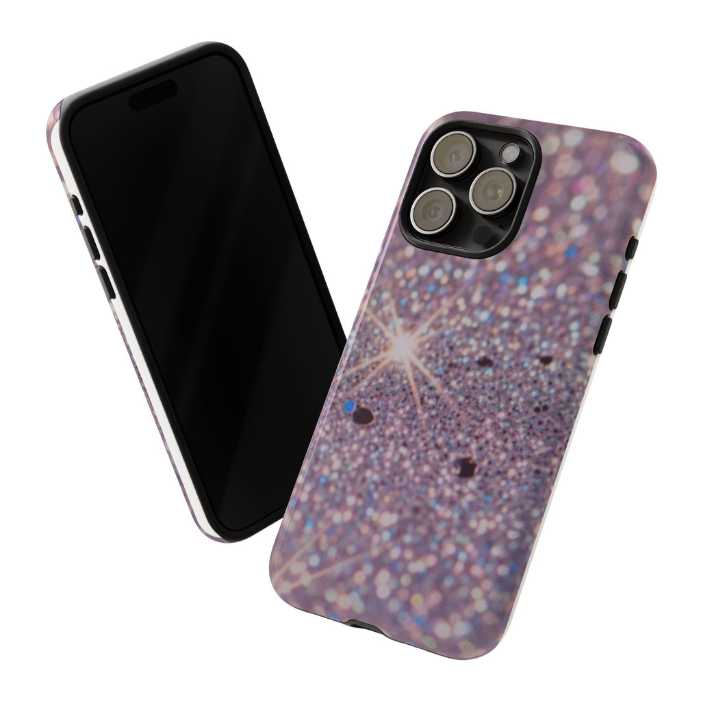 Sparkling Pink Glitter Tough Phone Case