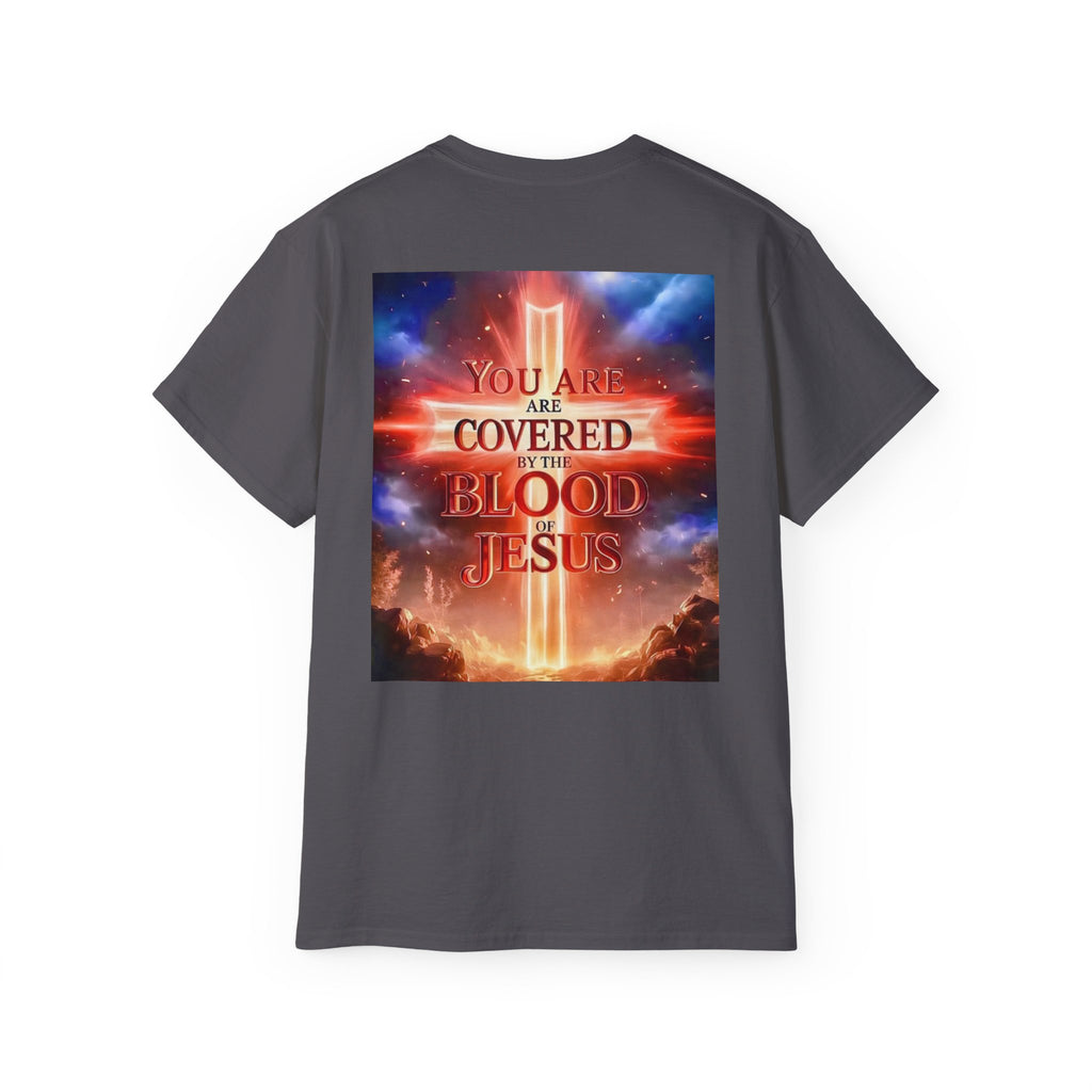 Christian T-Shirt — "You Are Covered by the Blood of Jesus" Gospel Tee