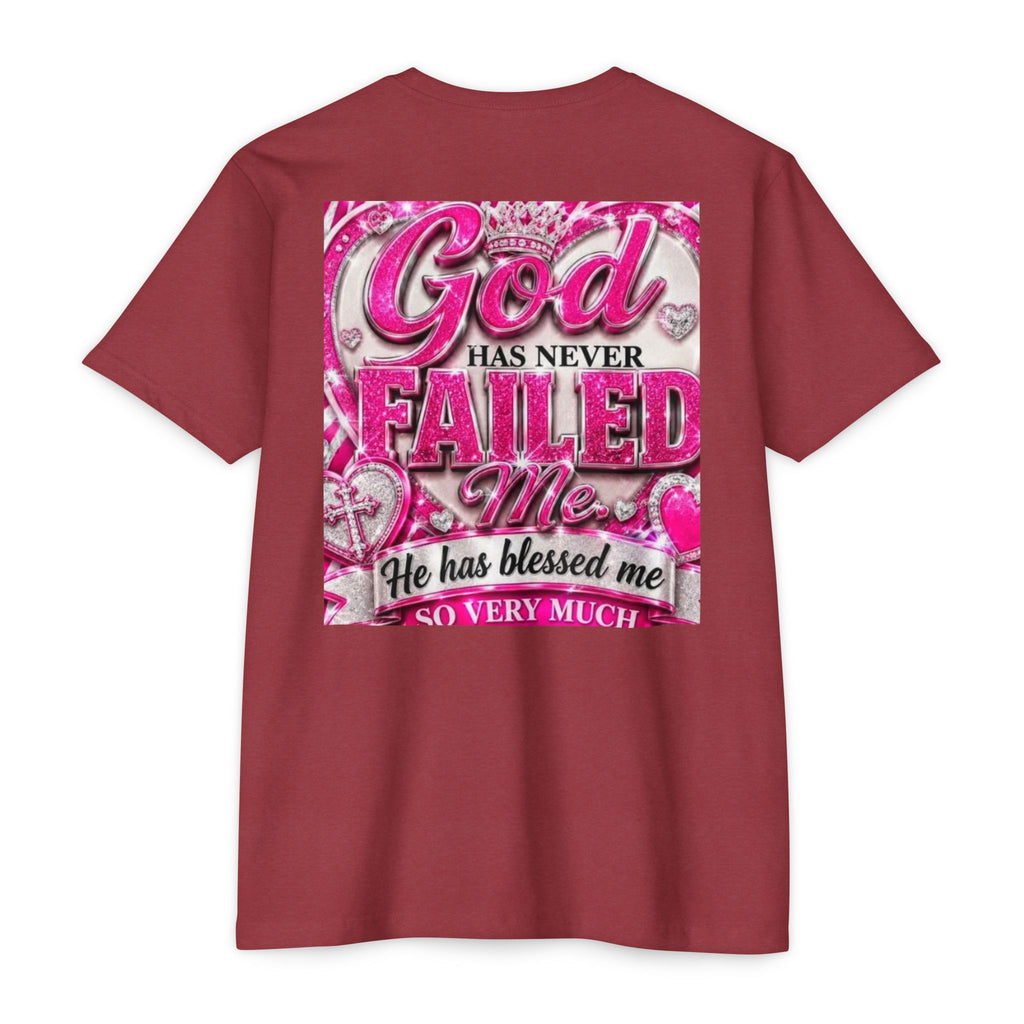 God Has Never Failed Me T-Shirt — Inspirational Christian Faith Tee
