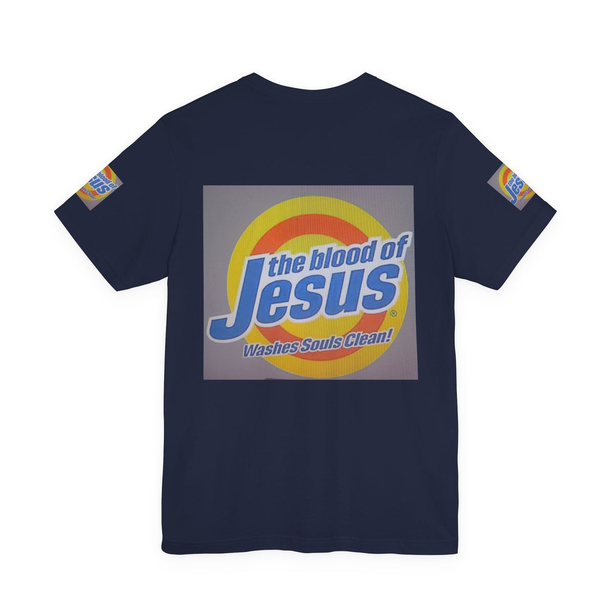 Christian T-Shirt - "The Blood of Jesus Washes Souls Clean" Graphic Tee