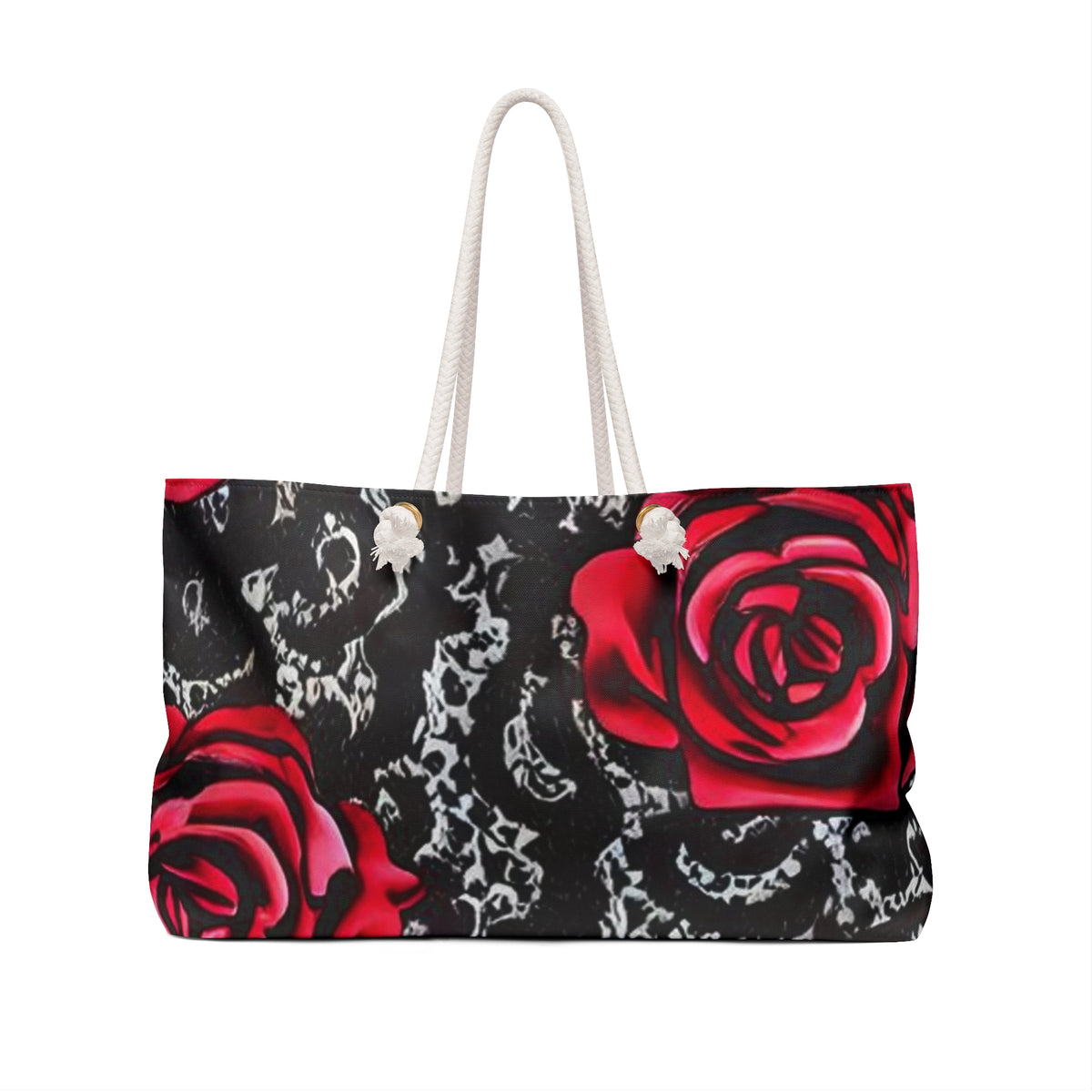 Red Rose Gothic Weekender Bag