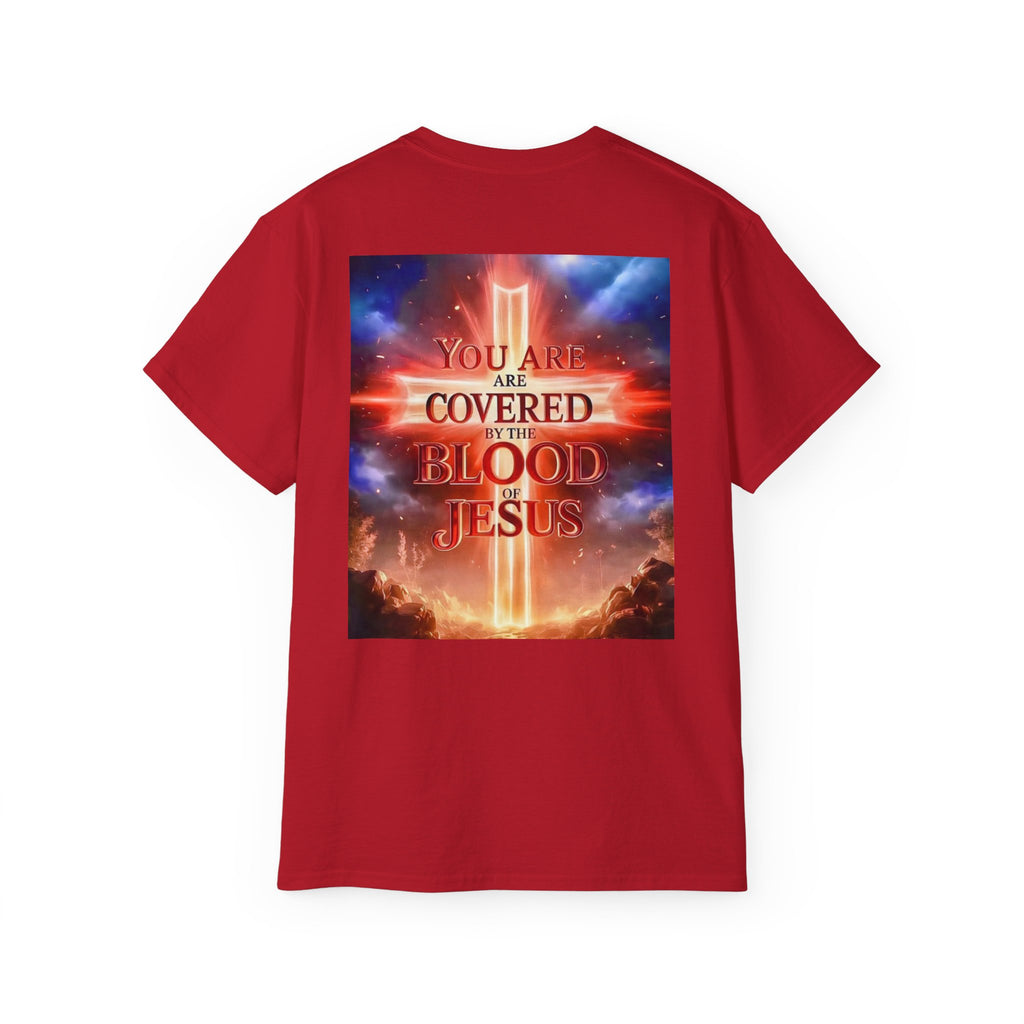 Christian T-Shirt — "You Are Covered by the Blood of Jesus" Gospel Tee