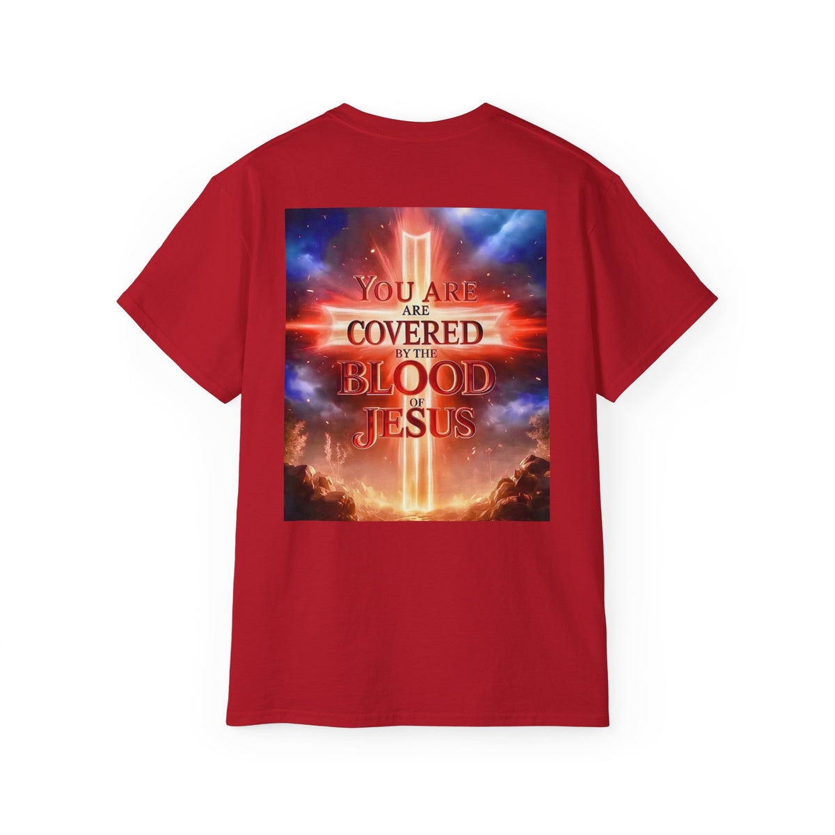 Christian T-Shirt — "You Are Covered by the Blood of Jesus" Gospel Tee