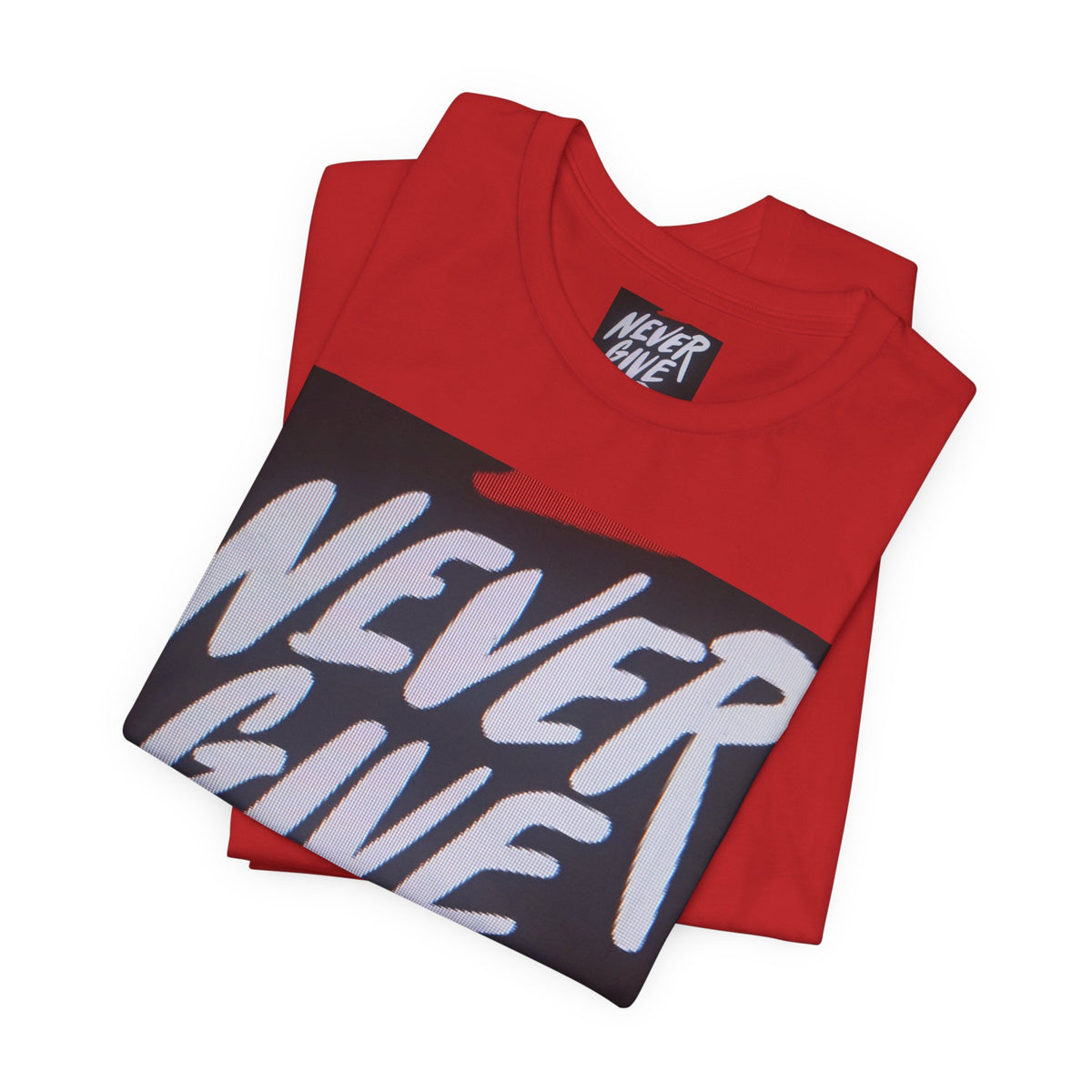 Never Give Up Tee — Motivational Graphic T‑Shirt