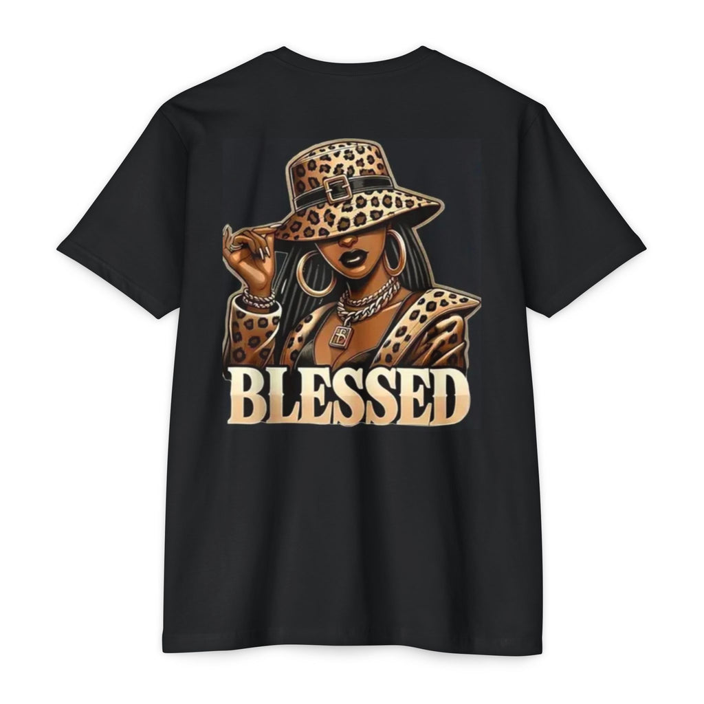 Blessed Leopard Hat T-Shirt