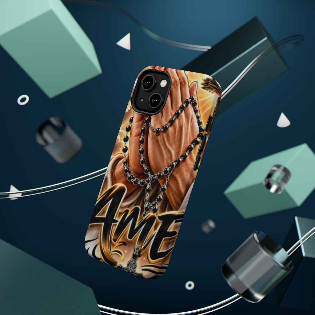 Praying Hands Rosary Magnetic Impact Phone Case
