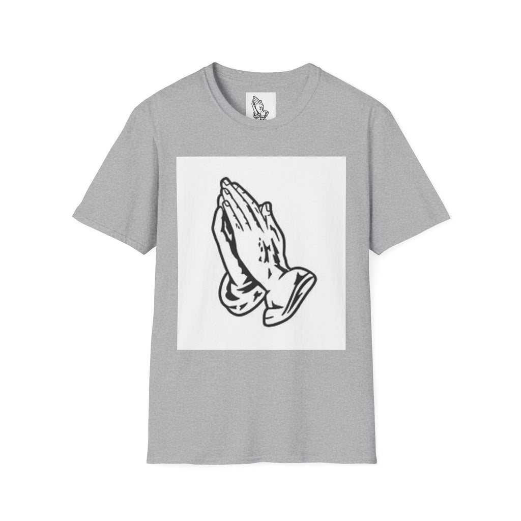 Praying Hands T-Shirt — Vintage Prayer Graphic Tee for Faith & Spiritual Style