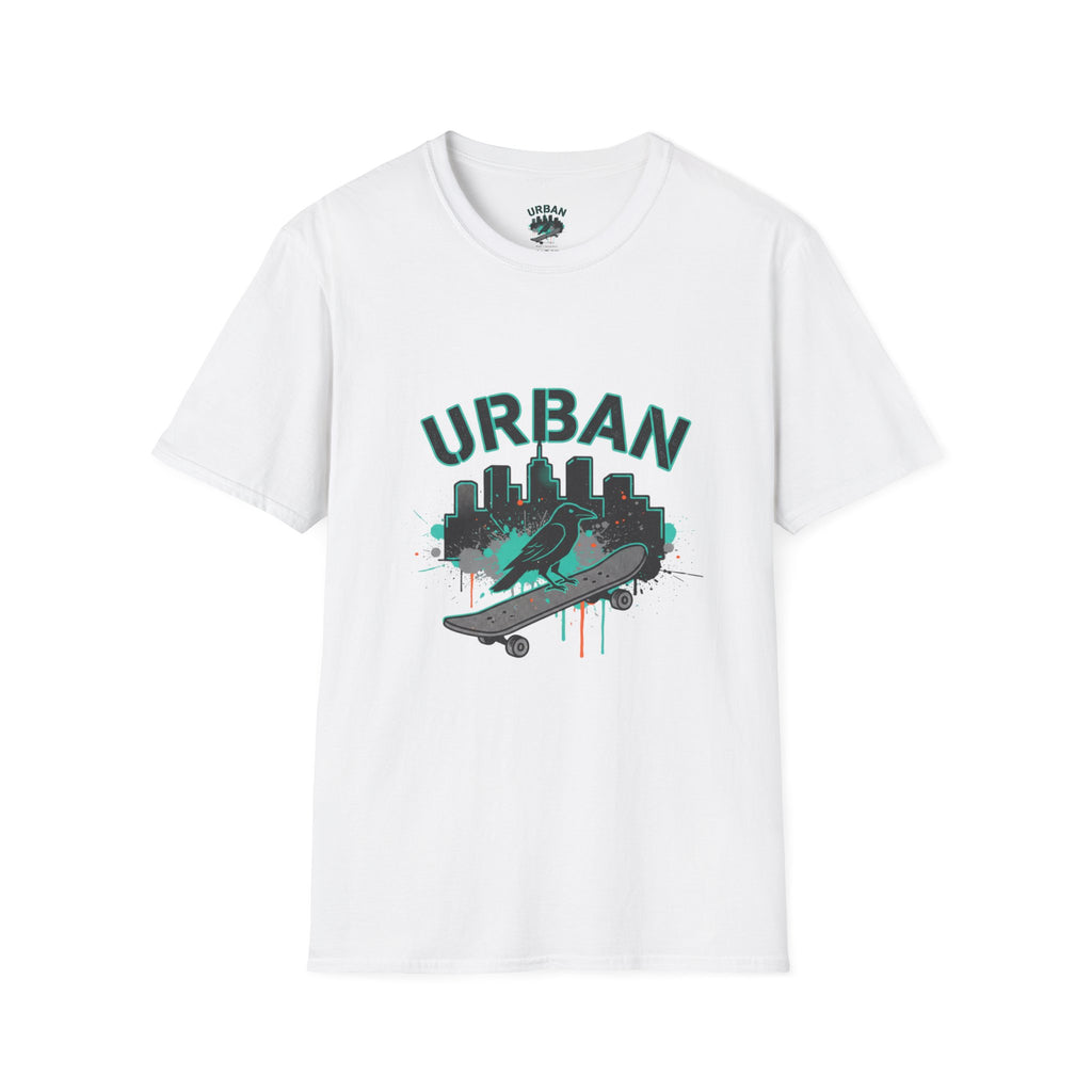 Urban Skateboard T-Shirt — City Skyline Skate Crew Tee