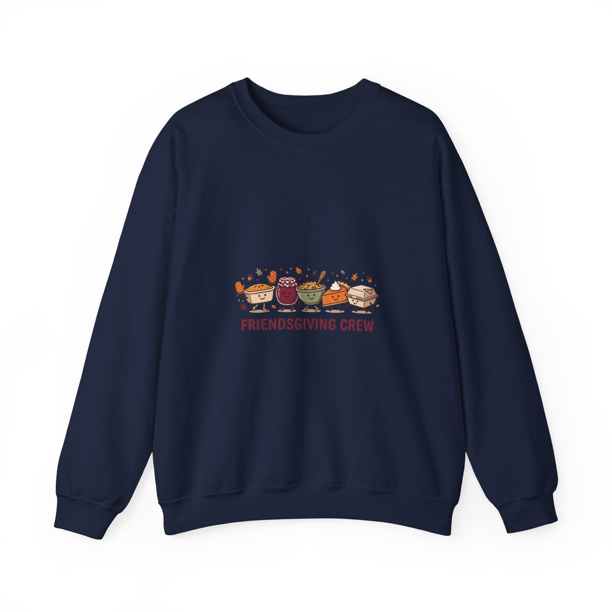 Friendsgiving Crew Sweatshirt | Thanksgiving Turkey Pumpkin Pie Fall Foliage