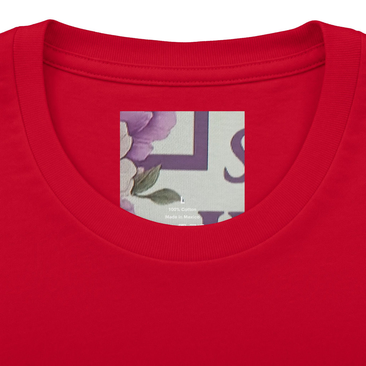 Christian Tee — "Blessed by God, Saved by Jesus, Filled by the Spirit" Floral Cross